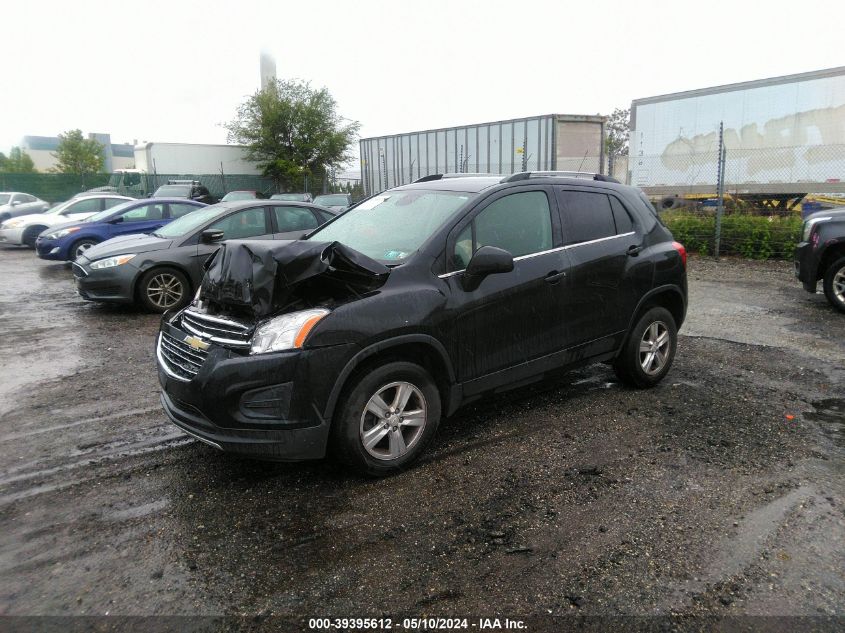 2016 Chevrolet Trax Lt VIN: KL7CJPSB8GB562449 Lot: 39395612