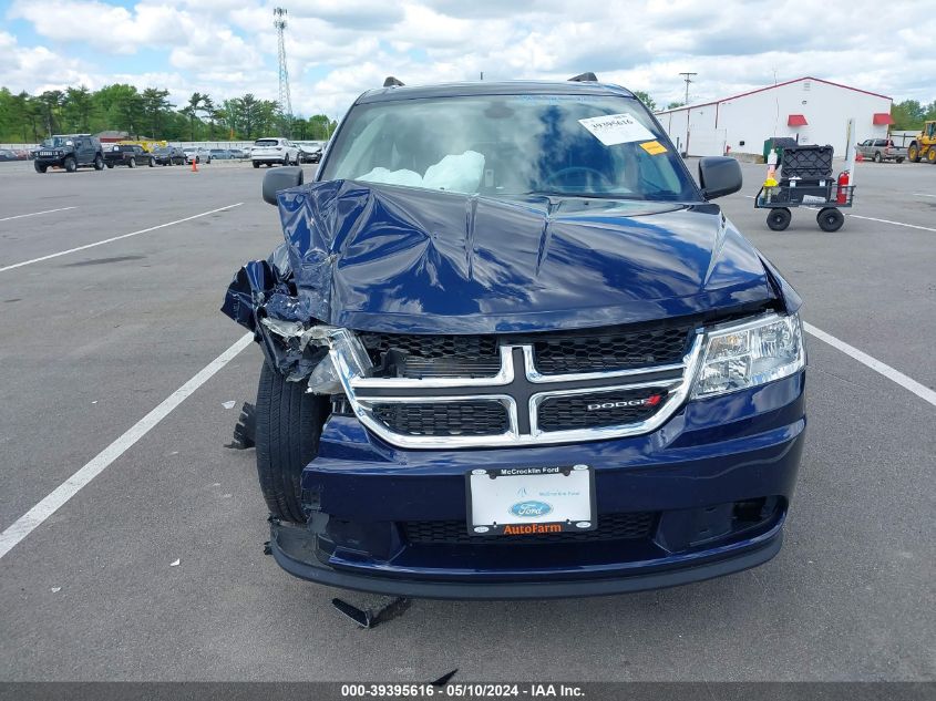 2018 Dodge Journey Se VIN: 3C4PDCABXJT384393 Lot: 39395616