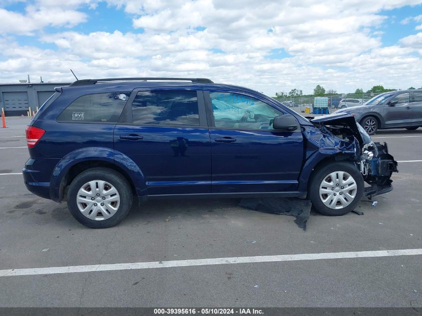 2018 Dodge Journey Se VIN: 3C4PDCABXJT384393 Lot: 39395616