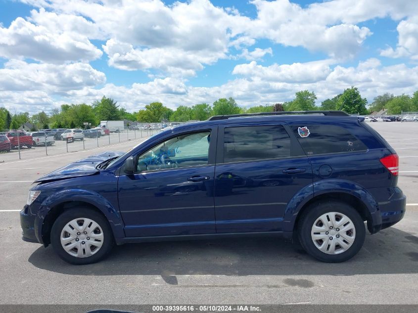 2018 Dodge Journey Se VIN: 3C4PDCABXJT384393 Lot: 39395616
