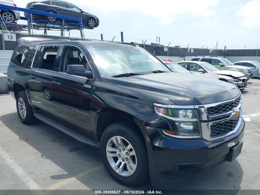 2015 Chevrolet Suburban 1500 Lt VIN: 1GNSCJKC0FR696481 Lot: 39395627