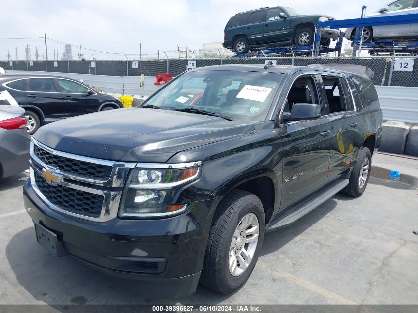 2015 Chevrolet Suburban 1500 Lt VIN: 1GNSCJKC0FR696481 Lot: 39395627