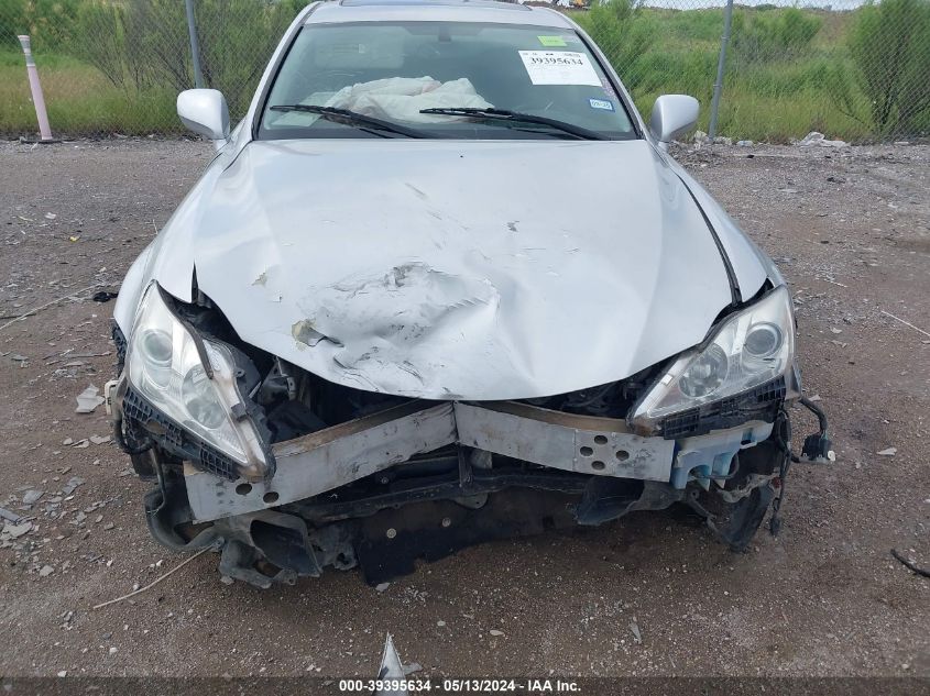 2007 Lexus Is 250 VIN: JTHBK262072050353 Lot: 39395634