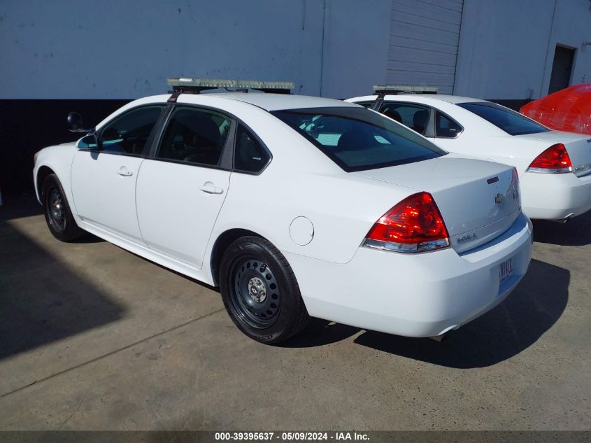 2014 Chevrolet Impala Limited Police VIN: 2G1WD5E38E1184980 Lot: 39395637