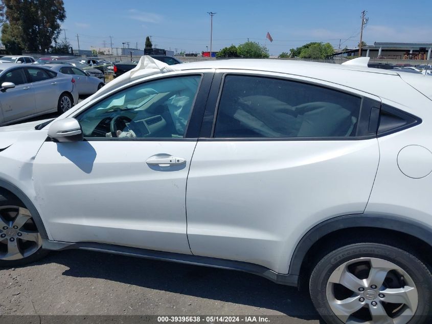 2016 Honda Hr-V Ex VIN: 3CZRU5H56GM738699 Lot: 39395638