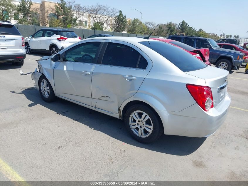 2013 Chevrolet Sonic Lt Auto VIN: 1G1JC5SH6D4176246 Lot: 39395650