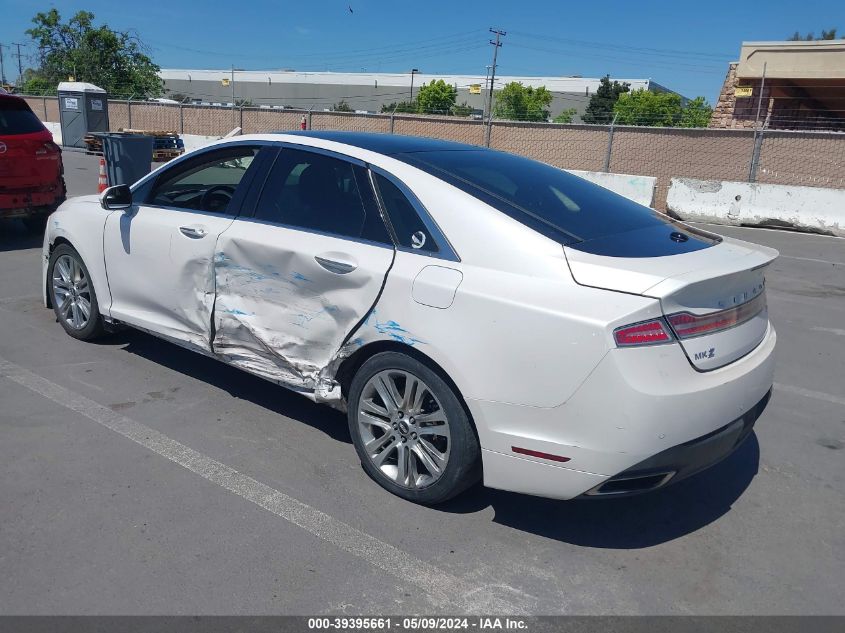 2015 Lincoln Mkz Hybrid VIN: 3LN6L2LU1FR618699 Lot: 39395661