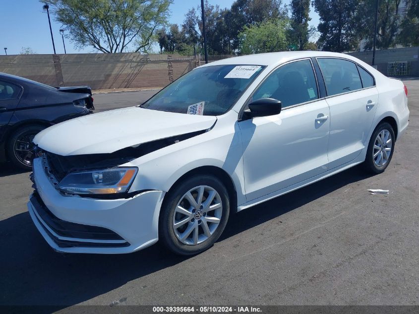 2015 Volkswagen Jetta 1.8T Se VIN: 3VWD17AJ1FM339657 Lot: 39395664