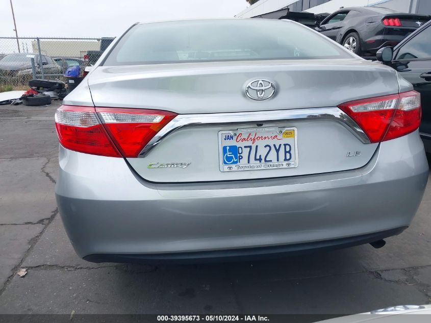 2016 Toyota Camry Le VIN: 4T4BF1FK3GR541103 Lot: 39395673