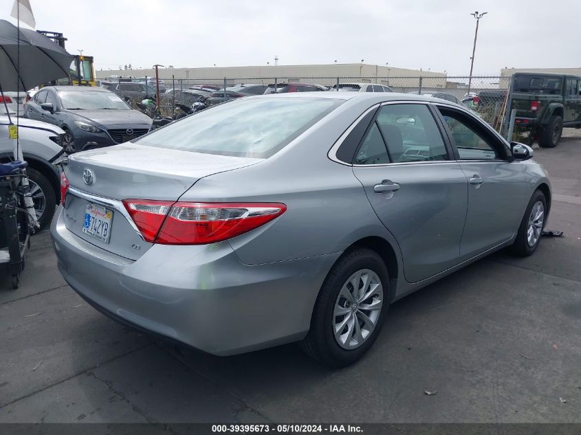 2016 Toyota Camry Le VIN: 4T4BF1FK3GR541103 Lot: 39395673