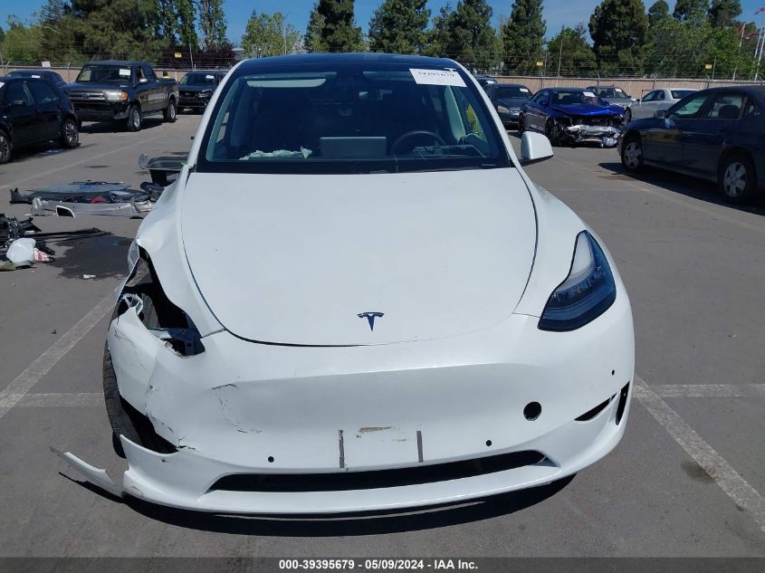 2021 Tesla Model Y Long Range Dual Motor All-Wheel Drive VIN: 5YJYGDEE6MF087002 Lot: 39395679