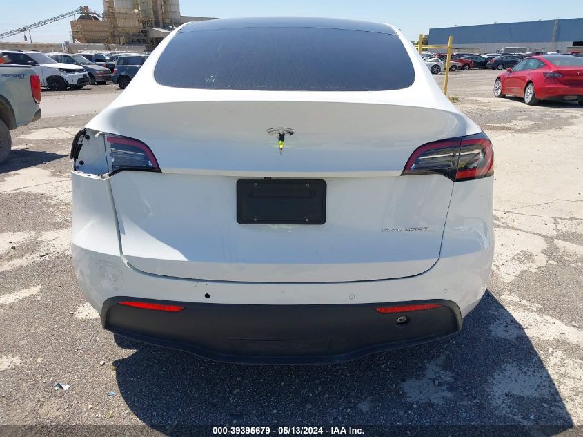 2021 Tesla Model Y Long Range Dual Motor All-Wheel Drive VIN: 5YJYGDEE6MF087002 Lot: 39395679