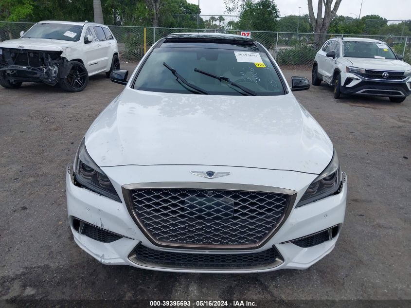 2018 Genesis G80 3.3T Sport VIN: KMHGN4JB3JU243136 Lot: 39395693