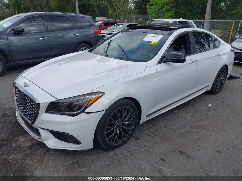 2018 Genesis G80 3.3T Sport VIN: KMHGN4JB3JU243136 Lot: 39395693