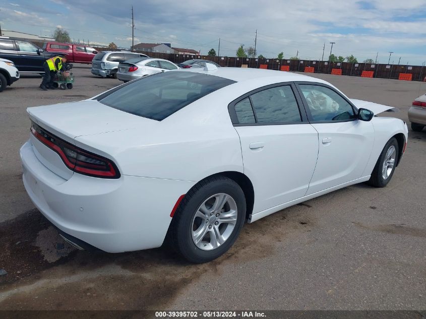 2023 Dodge Charger Sxt VIN: 2C3CDXBG4PH530180 Lot: 39395702