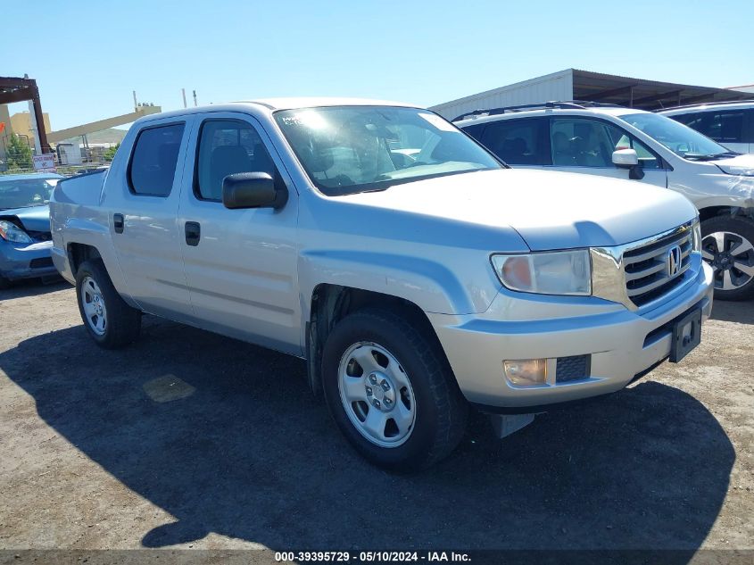 2013 Honda Ridgeline Rt VIN: 5FPYK1F24DB016812 Lot: 39395729