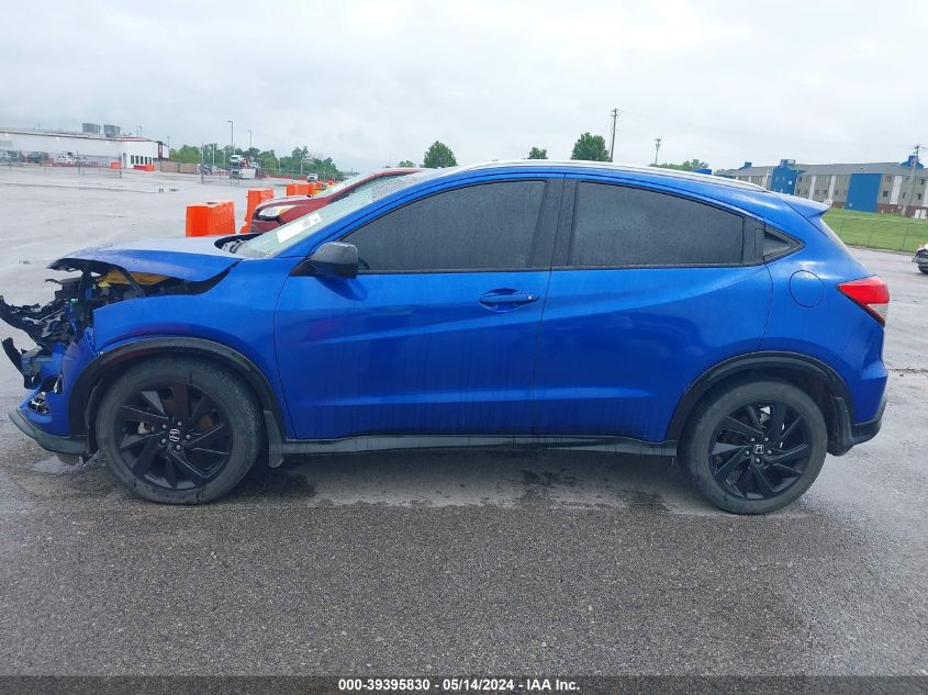 2021 Honda Hr-V Awd Sport VIN: 3CZRU6H19MM744401 Lot: 39395830