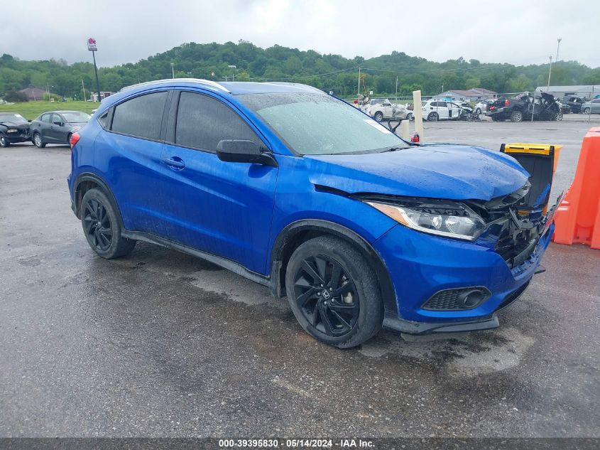 2021 Honda Hr-V Awd Sport VIN: 3CZRU6H19MM744401 Lot: 39395830