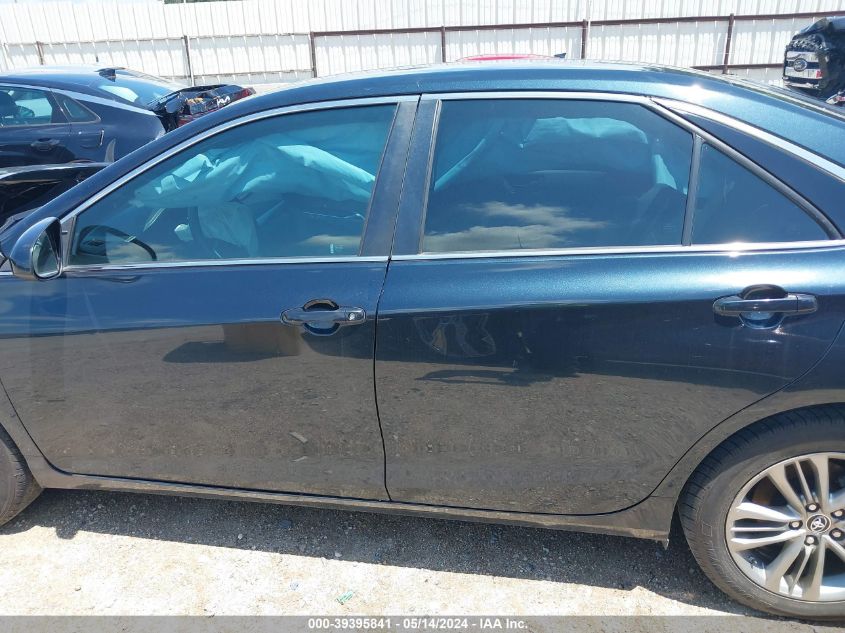 2016 Toyota Camry Se VIN: 4T1BF1FK6GU536567 Lot: 39395841