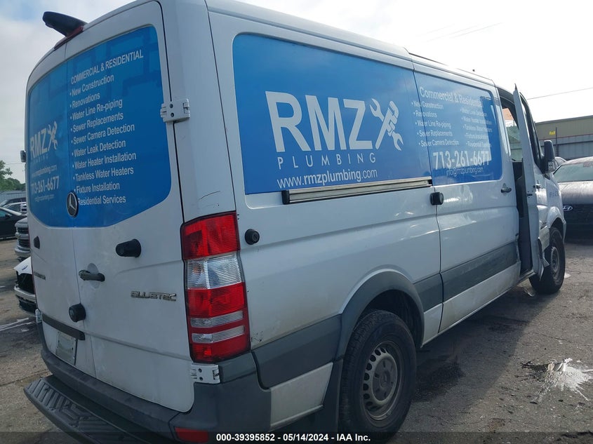 2014 Mercedes-Benz Sprinter 2500 Normal Roof VIN: WD3PE7DCXE5917173 Lot: 39395852