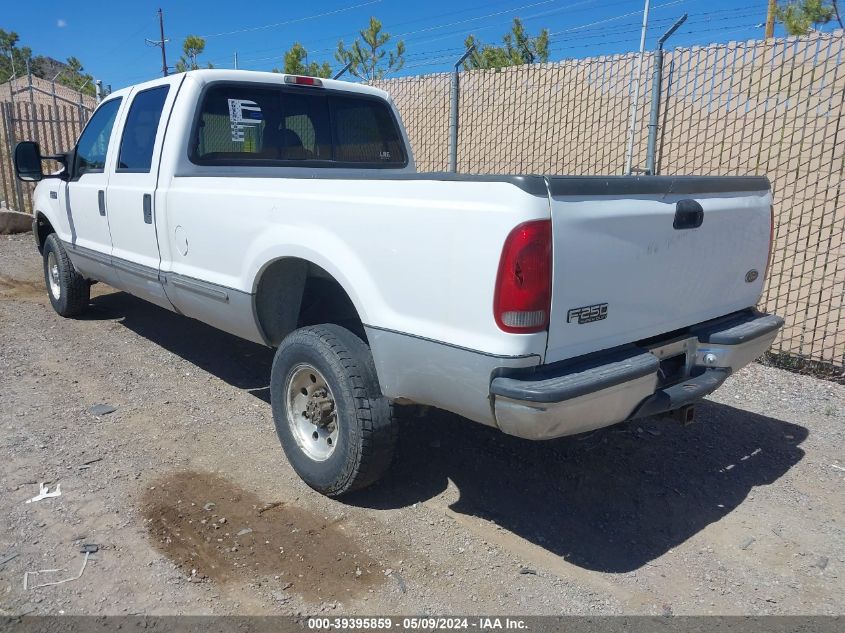 1999 Ford F-250 Lariat/Xl/Xlt VIN: 1FTNW21FXXEA04444 Lot: 39395859