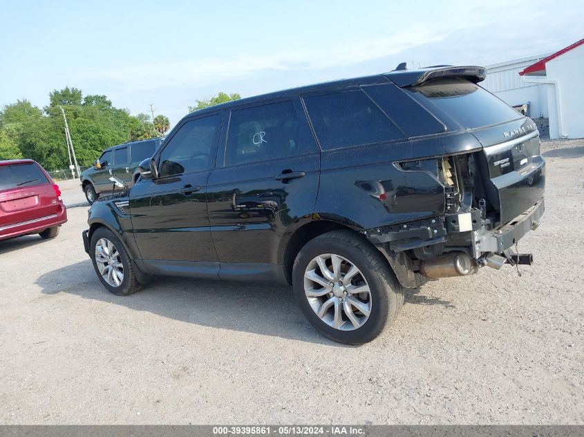 2016 Land Rover Range Rover Sport 3.0L V6 Turbocharged Diesel Hse Td6 VIN: SALWR2KF1GA662079 Lot: 39395861