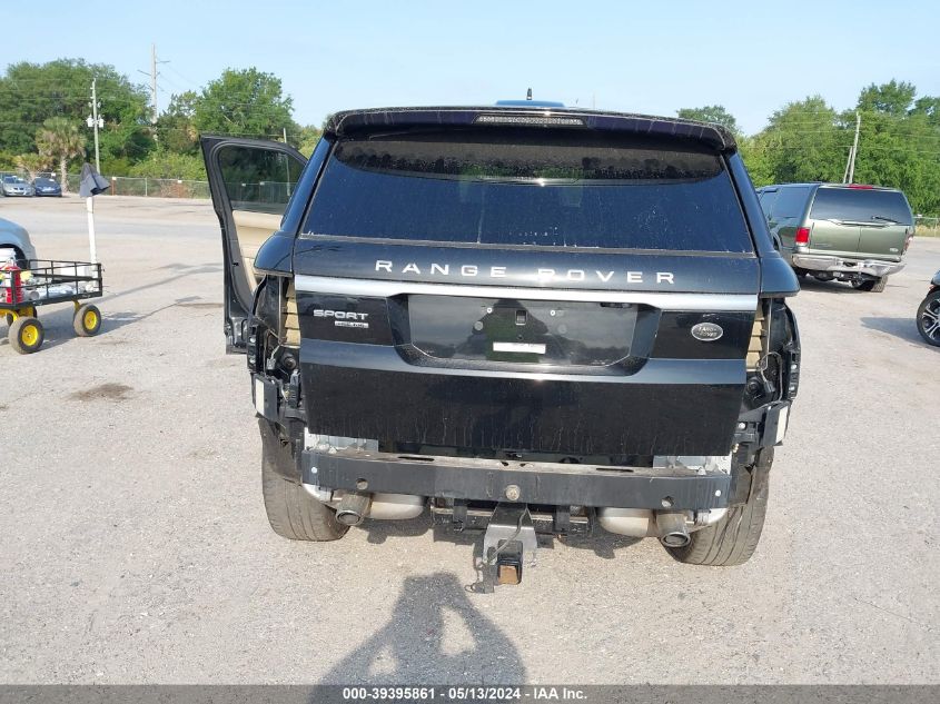 2016 Land Rover Range Rover Sport 3.0L V6 Turbocharged Diesel Hse Td6 VIN: SALWR2KF1GA662079 Lot: 39395861