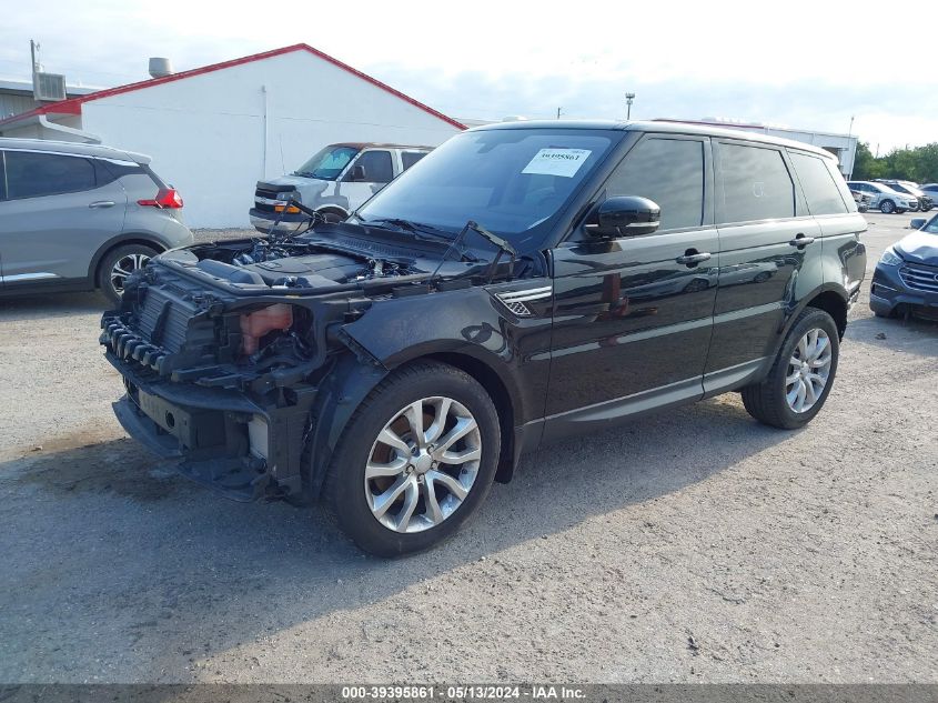 2016 Land Rover Range Rover Sport 3.0L V6 Turbocharged Diesel Hse Td6 VIN: SALWR2KF1GA662079 Lot: 39395861