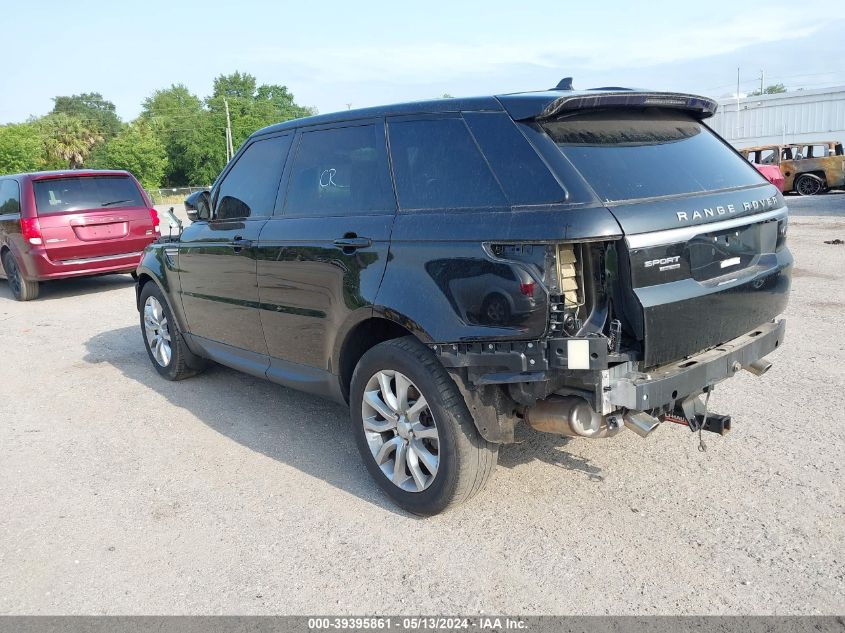 2016 Land Rover Range Rover Sport 3.0L V6 Turbocharged Diesel Hse Td6 VIN: SALWR2KF1GA662079 Lot: 39395861