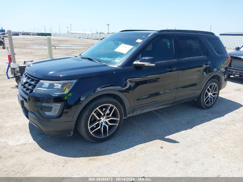 2016 Ford Explorer Sport VIN: 1FM5K8GTXGGB91566 Lot: 39395872