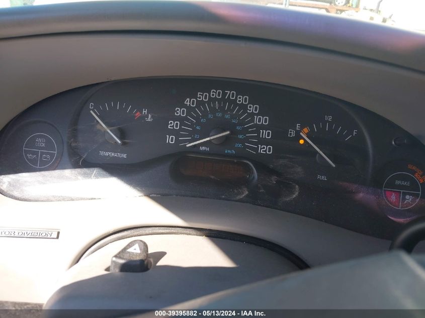 1999 Buick Century Custom VIN: 2G4WS52M7X1458050 Lot: 39395882