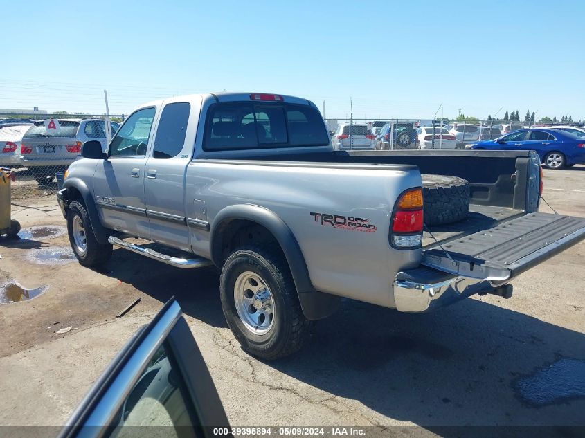 2002 Toyota Tundra Sr5 VIN: 5TBBT44142S304760 Lot: 39395894