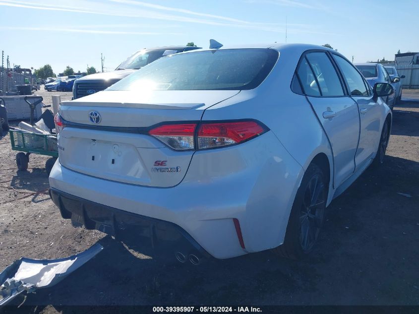 2024 Toyota Corolla Hybrid Se VIN: JTDBCMFE6R3052237 Lot: 39395907