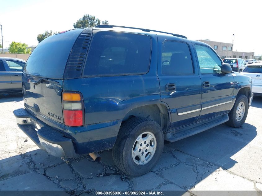 2005 Chevrolet Tahoe Ls VIN: 1GNEC13V55J173046 Lot: 39395930