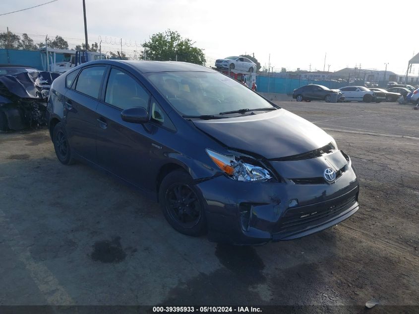 2013 Toyota Prius Two VIN: JTDKN3DU1D1687935 Lot: 39395933