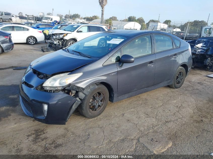 2013 Toyota Prius Two VIN: JTDKN3DU1D1687935 Lot: 39395933