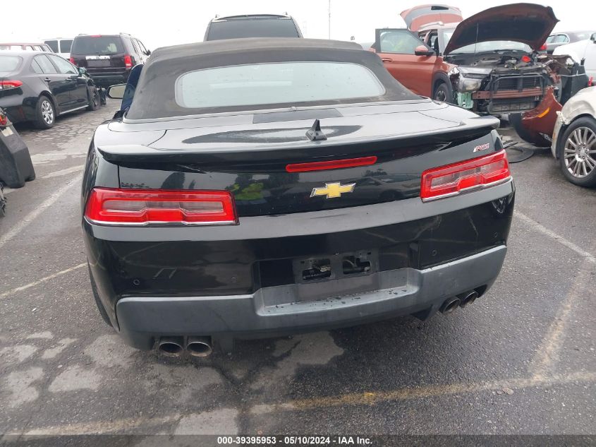 2015 Chevrolet Camaro 2Lt VIN: 2G1FF3D36F9256665 Lot: 39395953