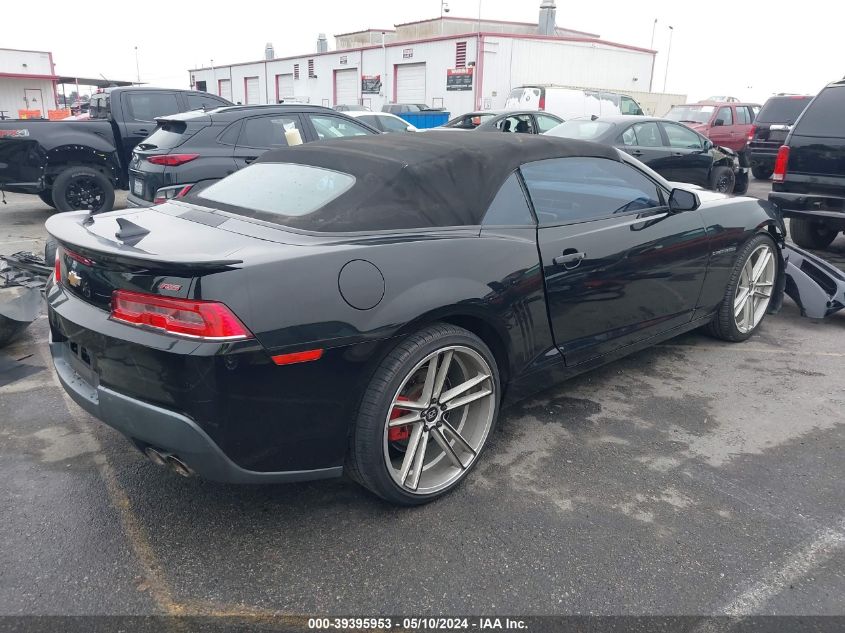 2015 Chevrolet Camaro 2Lt VIN: 2G1FF3D36F9256665 Lot: 39395953