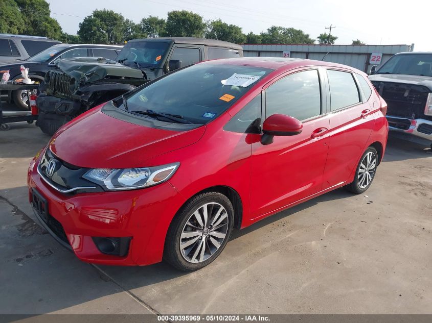 2015 Honda Fit Ex/Ex-L VIN: 3HGGK5H83FM739015 Lot: 39395969