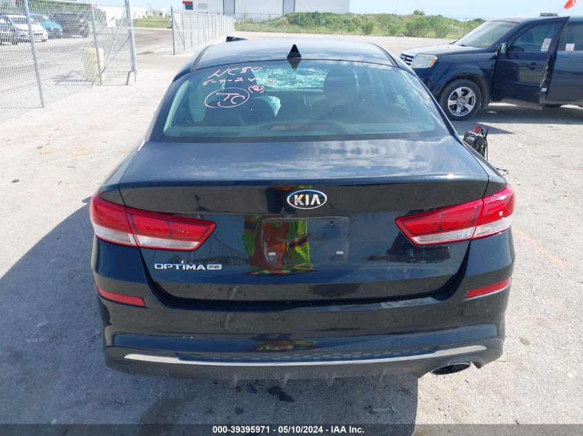 2019 Kia Optima Lx VIN: 5XXGT4L30KG357392 Lot: 39395971