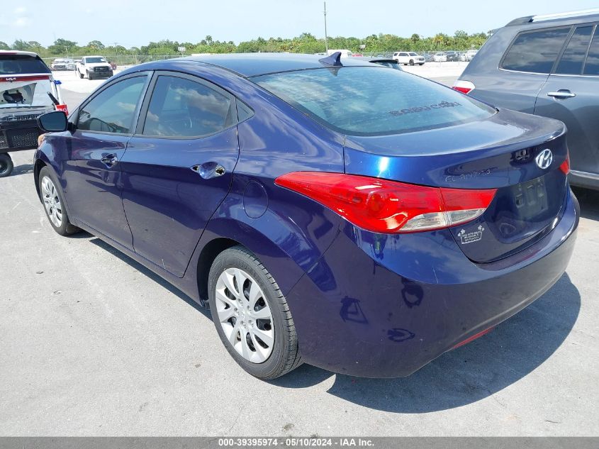 2011 Hyundai Elantra Gls VIN: 5NPDH4AE0BH045201 Lot: 39395974