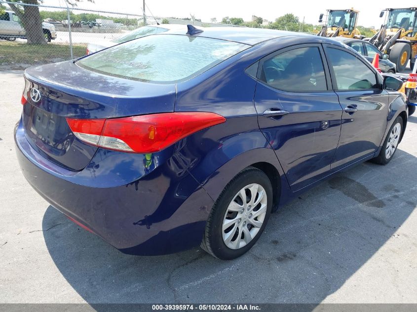 2011 Hyundai Elantra Gls VIN: 5NPDH4AE0BH045201 Lot: 39395974