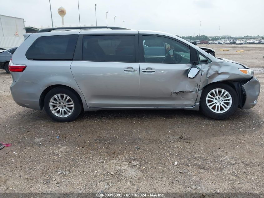 2017 Toyota Sienna Xle Premium 8 Passenger VIN: 5TDYZ3DC5HS854277 Lot: 39395992