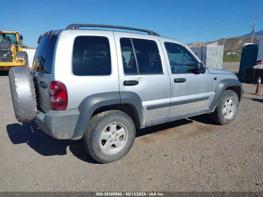 2006 Jeep Liberty Sport VIN: 1J4GL48K96W173714 Lot: 39395995