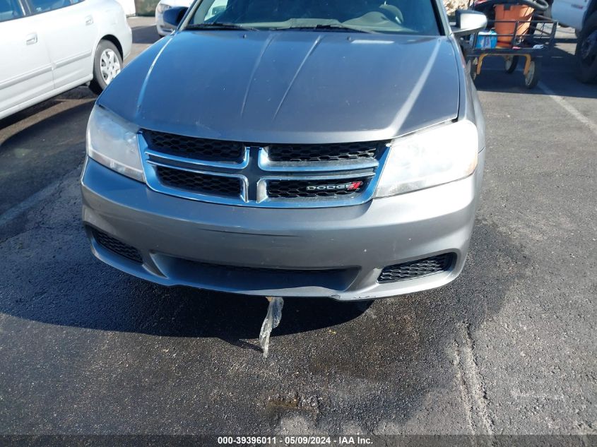 2013 Dodge Avenger Se VIN: 1C3CDZAB4DN628582 Lot: 39396011