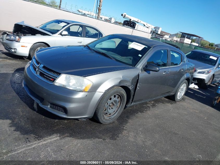 2013 Dodge Avenger Se VIN: 1C3CDZAB4DN628582 Lot: 39396011