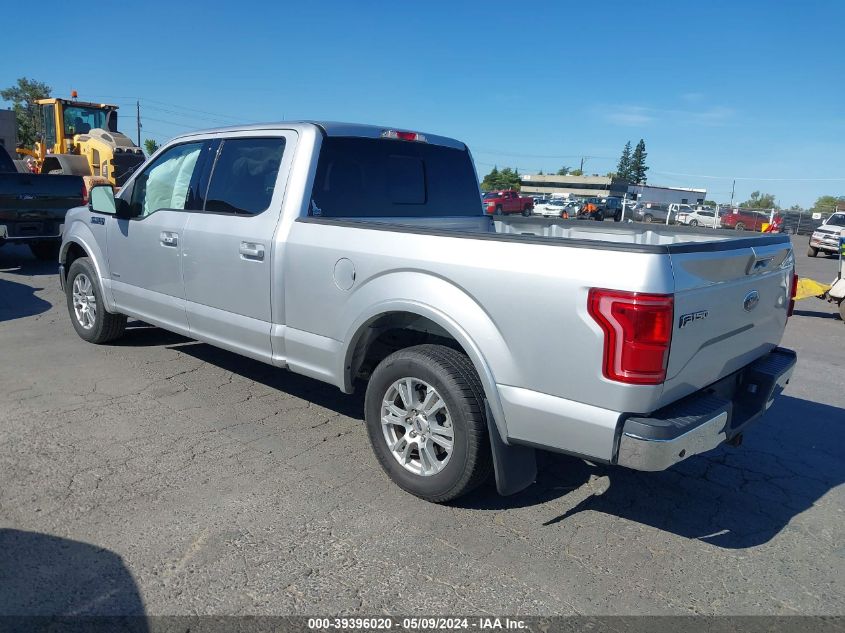 2015 Ford F-150 Lariat VIN: 1FTEW1CPXFFC62374 Lot: 39396020