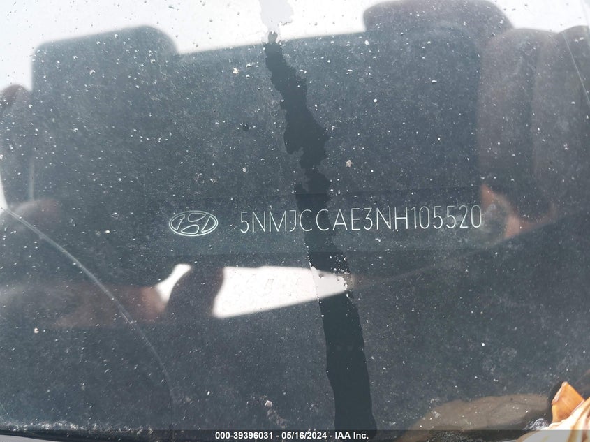 VIN 5NMJCCAE3NH105520 2022 HYUNDAI TUCSON SEL