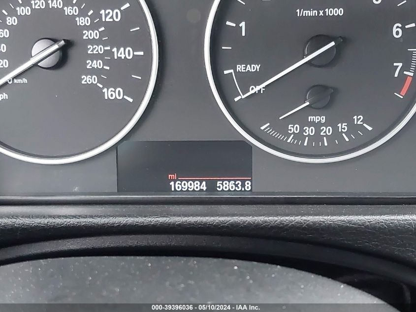 2014 BMW 328I VIN: WBA3C1C52EK115466 Lot: 39396036