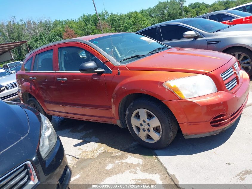 2008 Dodge Caliber Se VIN: 1B3HB28B88D634399 Lot: 39396039